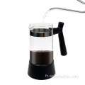 Cafetière à piston en verre 300 ml avec cuillère